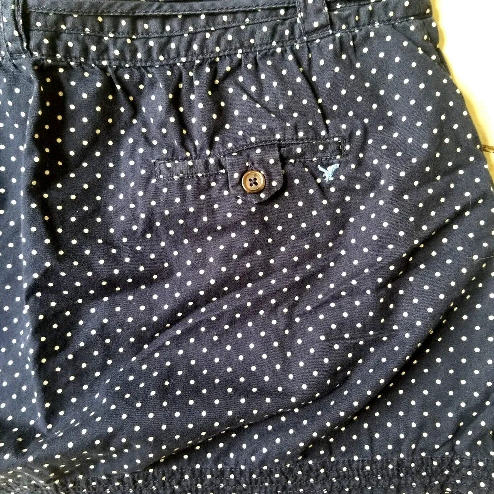 American Eagle Outfit Navy Polka Dot Skirt - Size 12